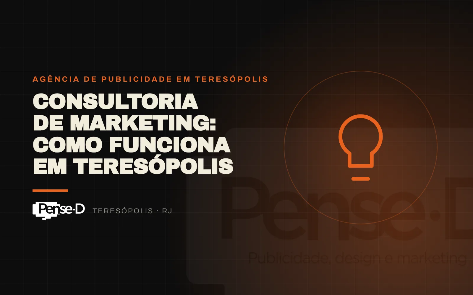 Consultoria de Marketing em Teresópolis: estratégia e resultados com a Pense D