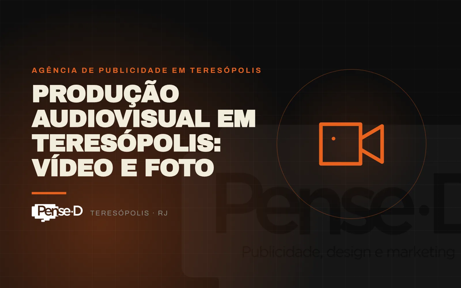 Produção Audiovisual em Teresópolis: vídeos e fotos profissionais com a Pense D
